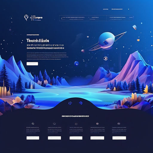 Beautiful landing page for a design portfolio student ui ux by hongkai ...