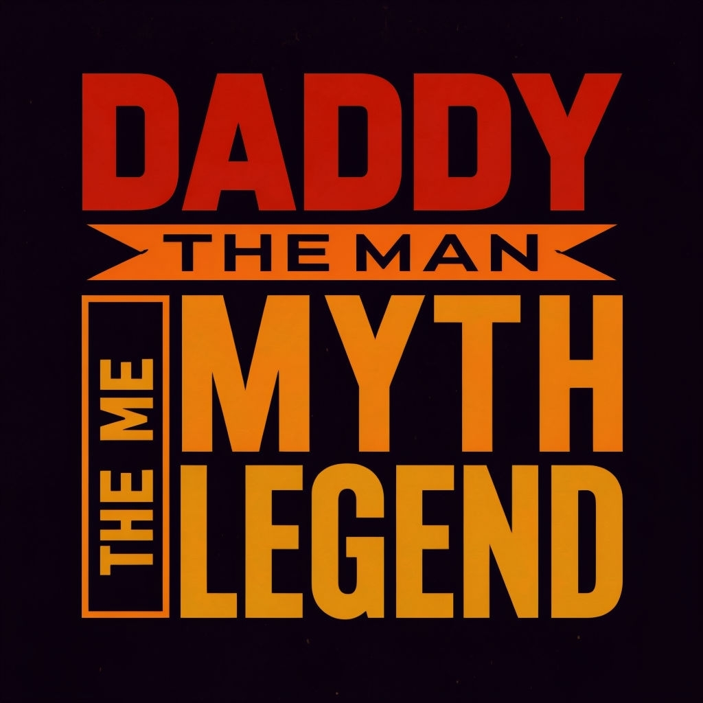 Bold Daddy The Man The Myth The Legend Graphic T-Shirt
