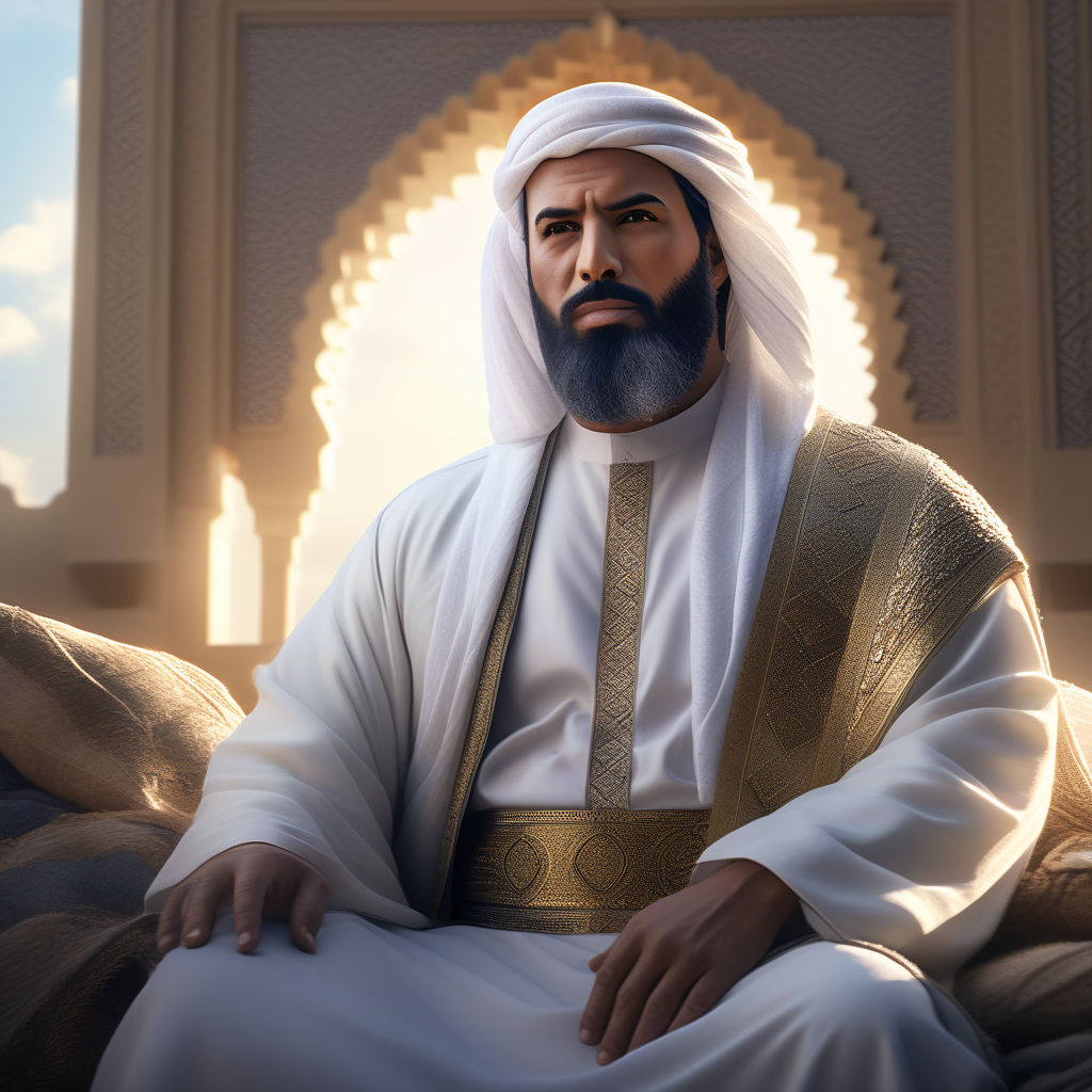 Create a picture of Abu Sufyan bin Harb by Isa Rachman - Playground