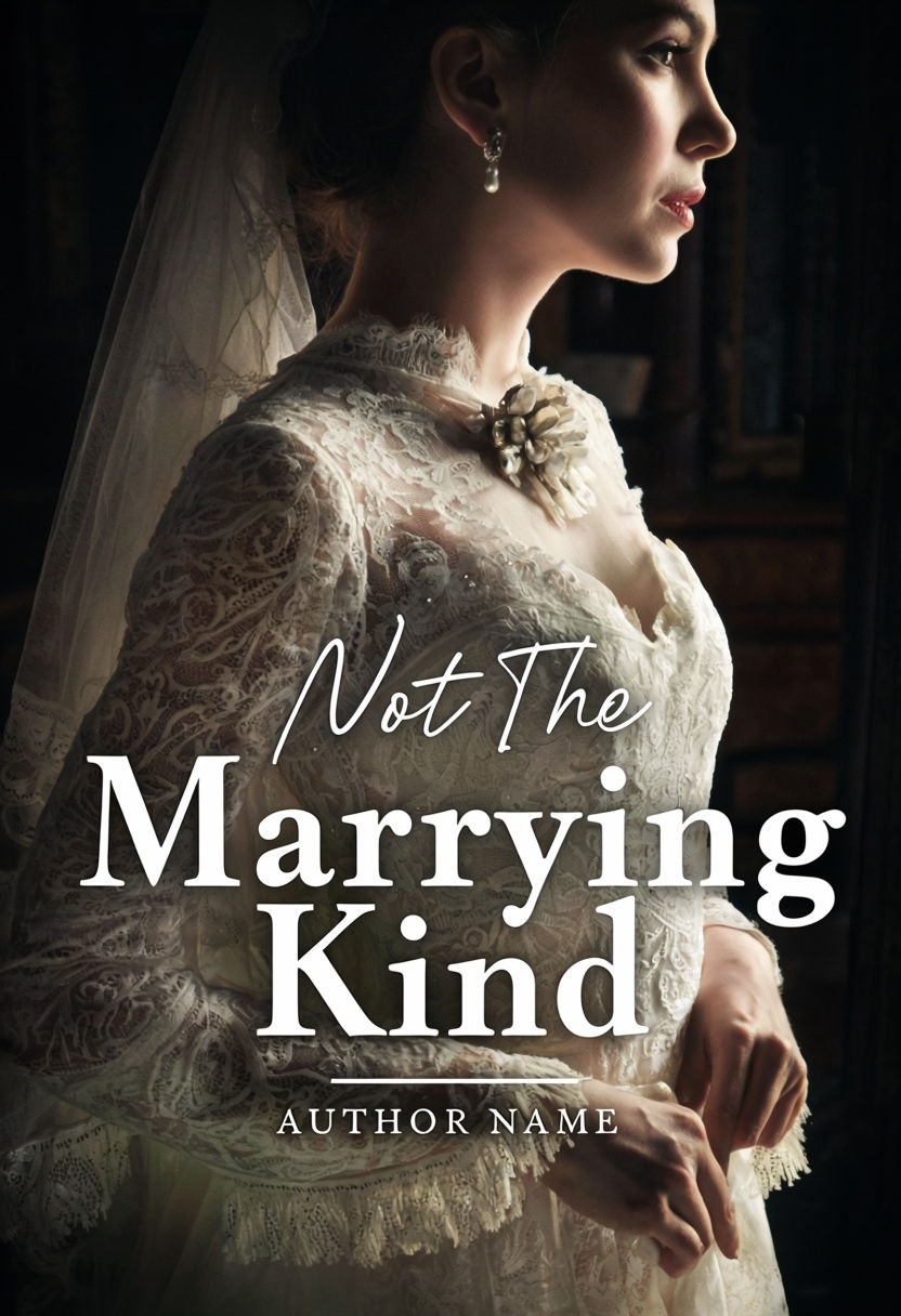 Elegant Bridal Portrait for Not The Marrying Kind EBook Cover