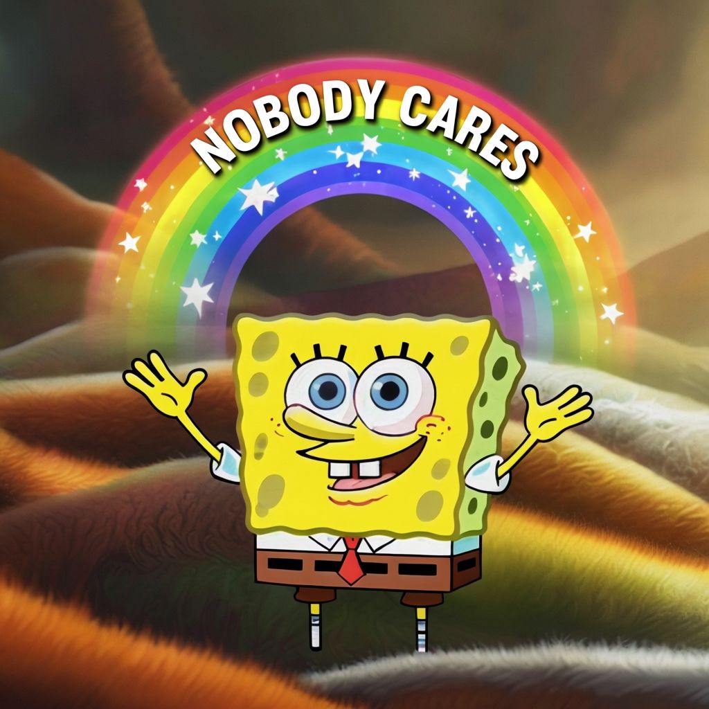 Spongebob Rainbow Meme Nobody Cares Five Ways To Use Memes To Connect