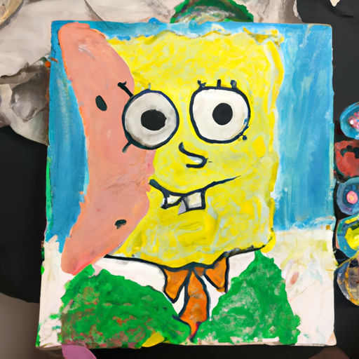 Renaissance painting of Patrick from spongebob by Felix Seastrand ...