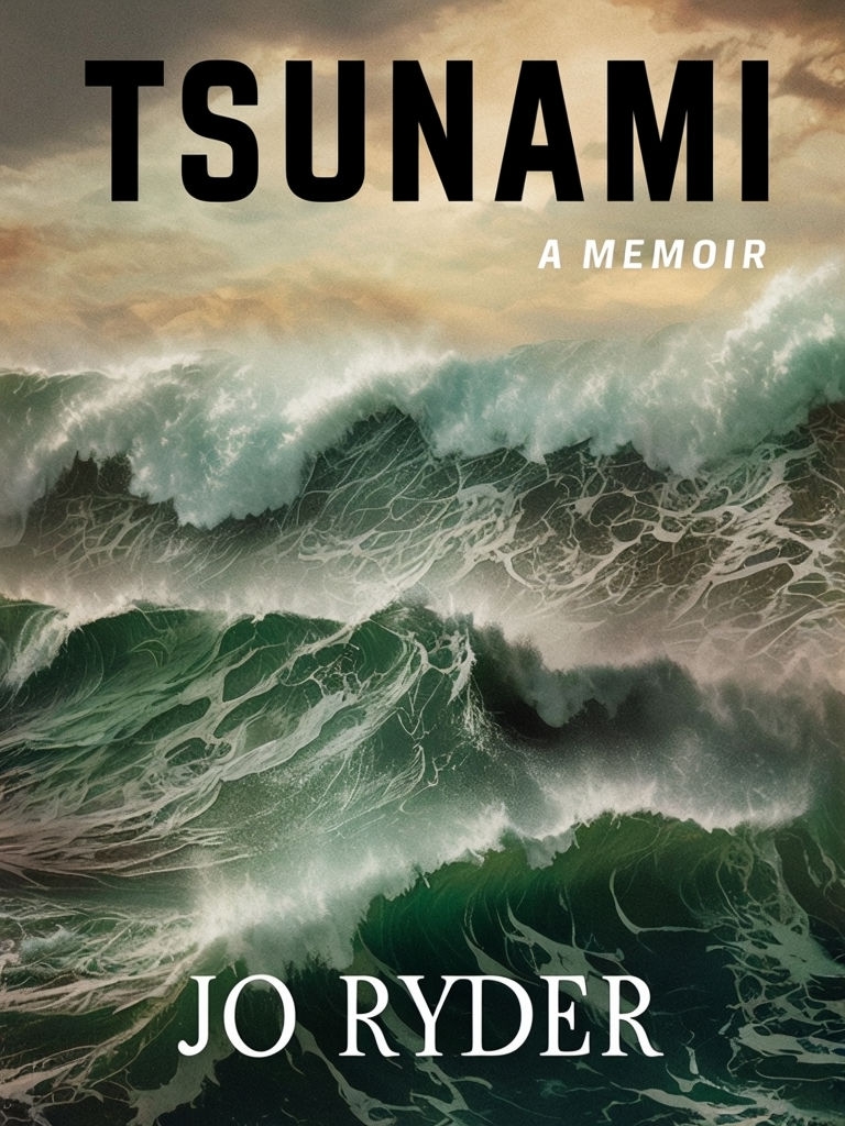Tsunami Intense Ocean Waves Dramatic Memoir EBook Cover