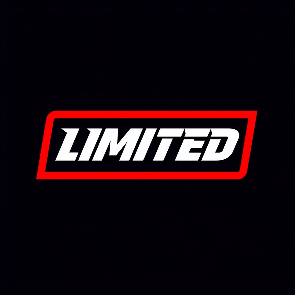 Bold Modern Limited Edition Logo Design T-Shirt