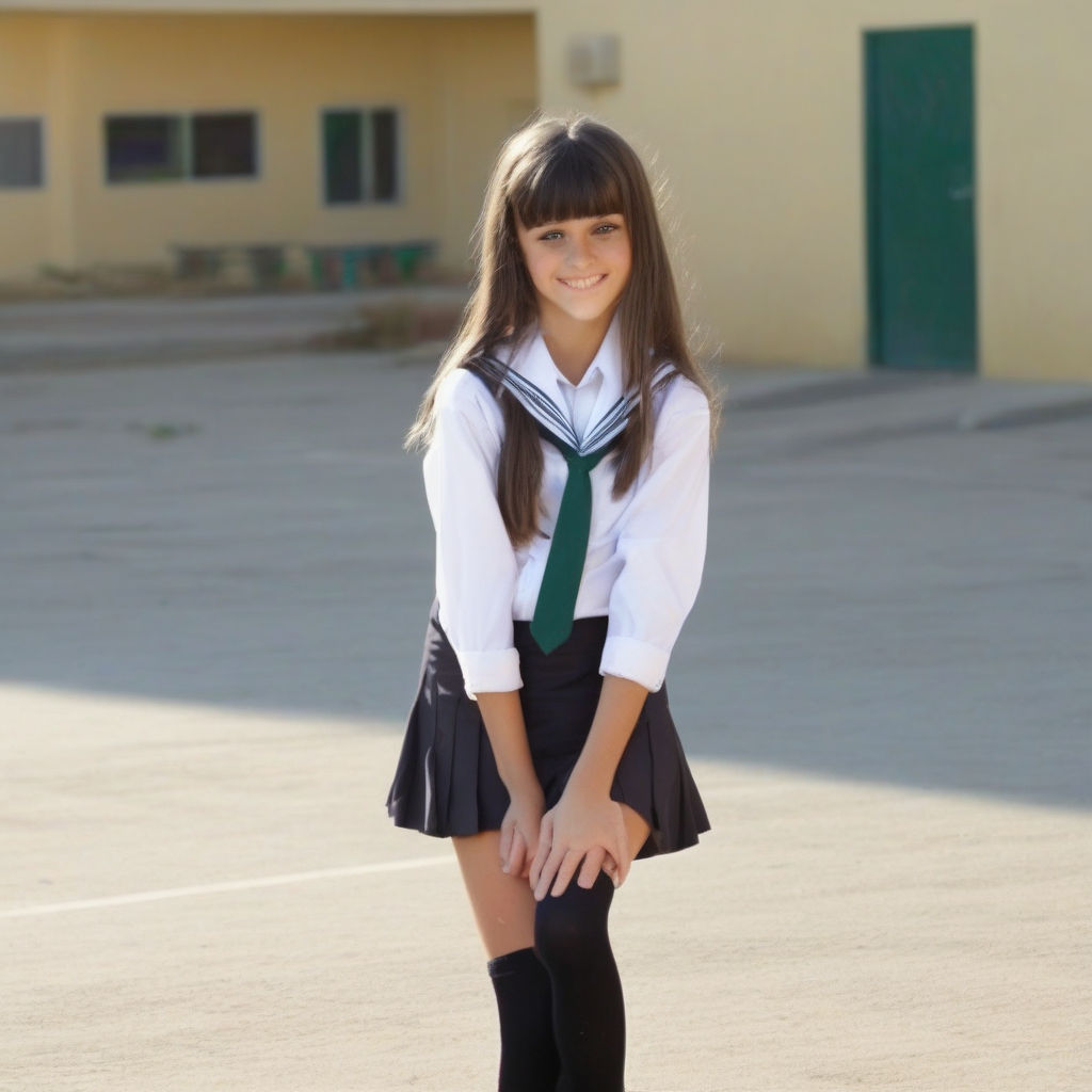 Tween girl by Dirt - Playground