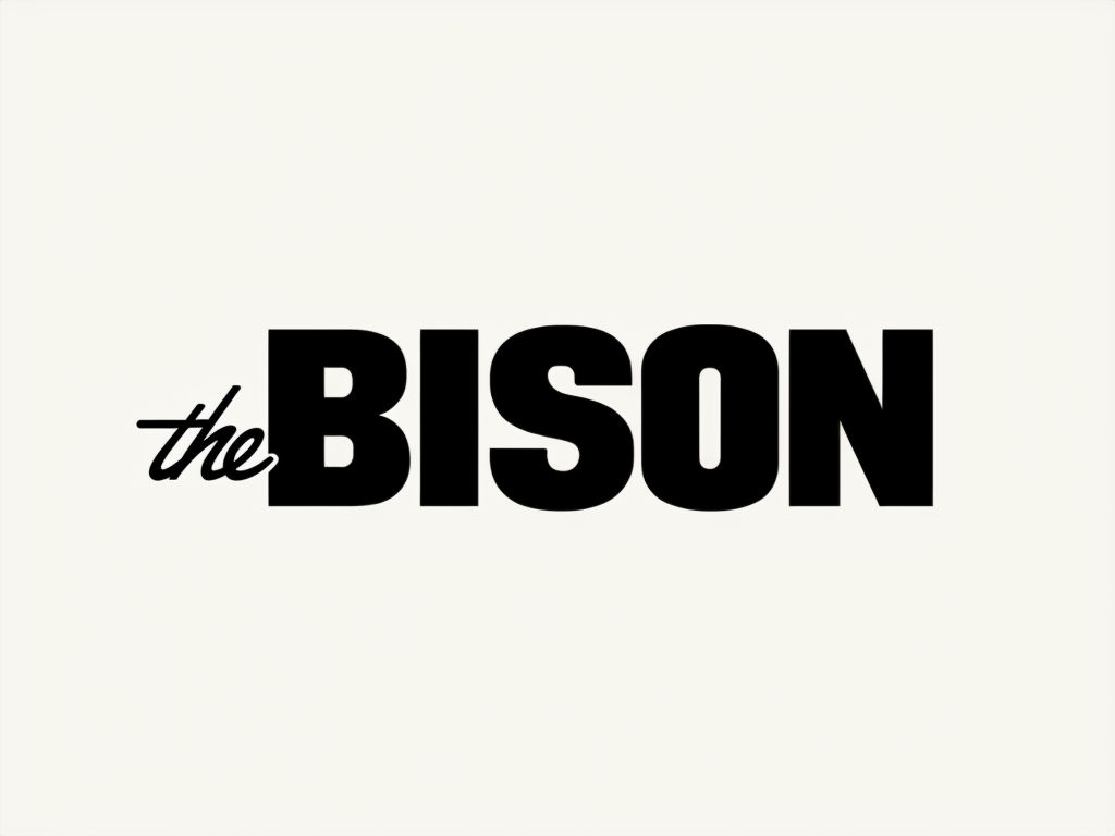 The BISON Bold Minimalist Typography Logo