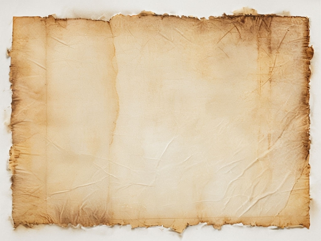 Aged Vintage Paper Texture Illustration Mockup