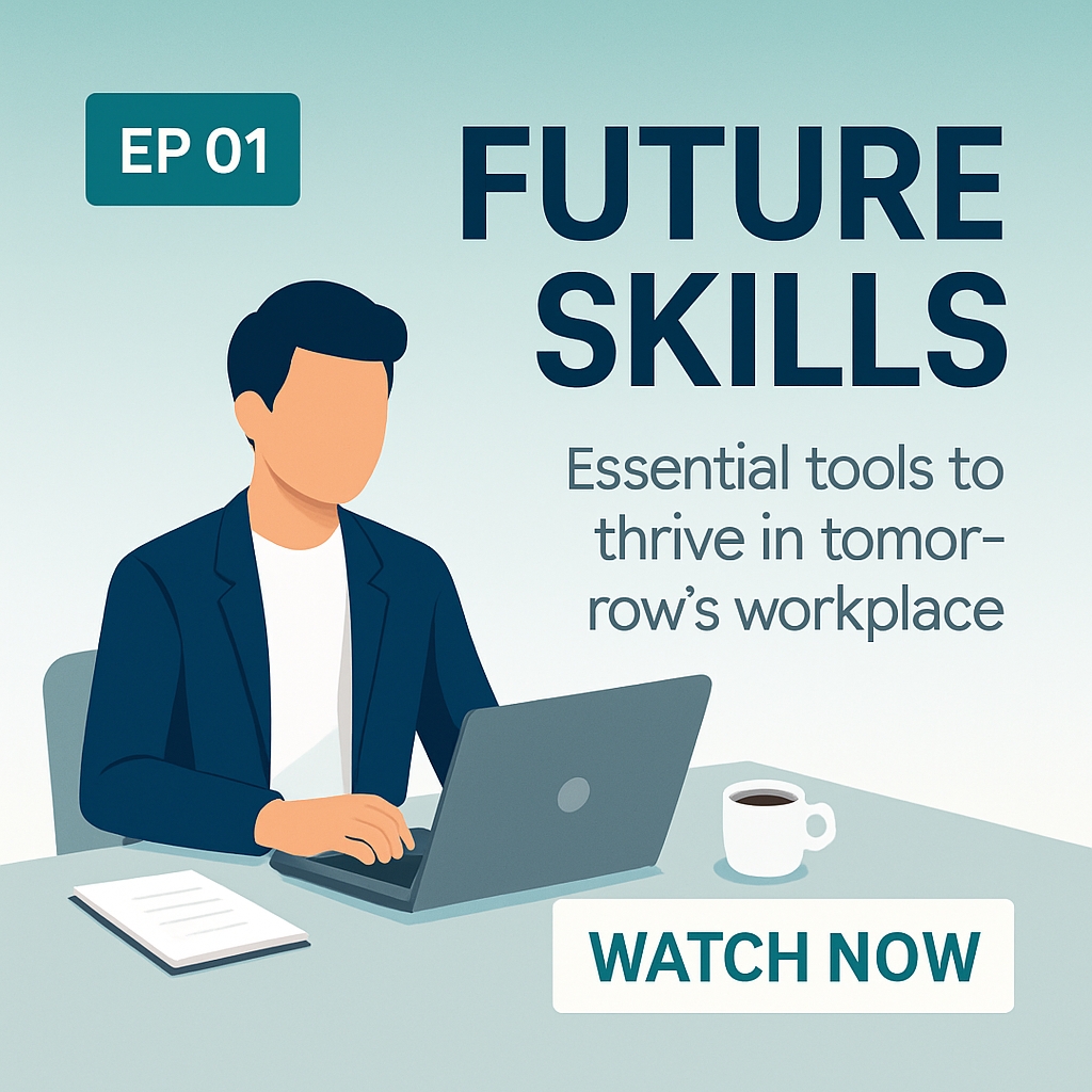 Future Skills Digital Illustration for Modern Workplace Social Media Post