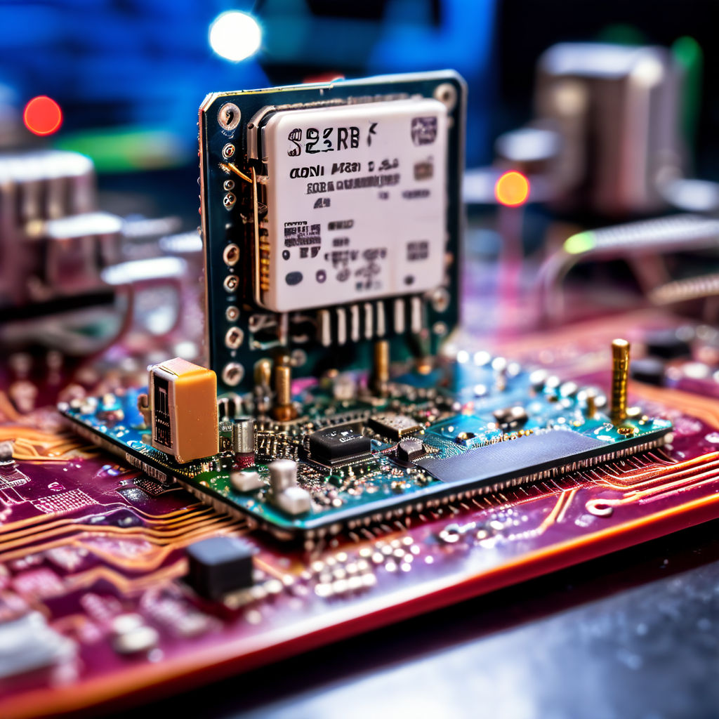 Esp32 s3 microcontroller paired with a lora rf95w module by hrachya