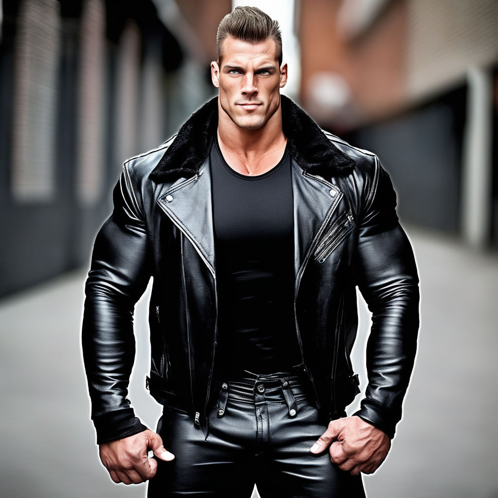 8-foot-tall-hunky-bodybuilder with an imposing presence