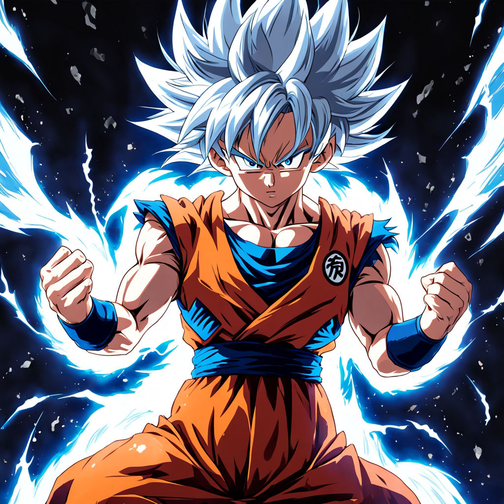 Goku Ultra Instinct Kame hame ha by Yannick - Playground