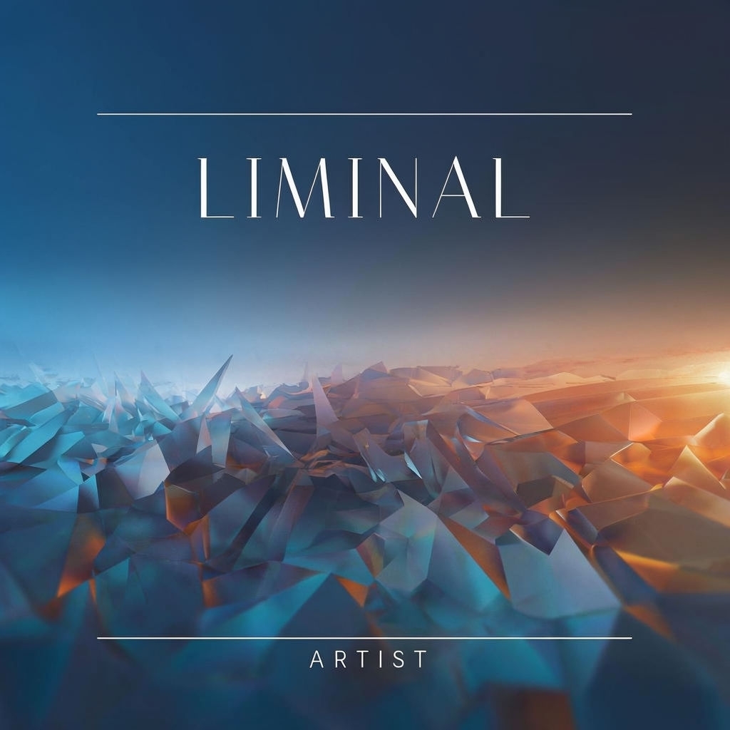 Liminal Surreal Transition with Digital and Organic Elements Spotify Album Cover
