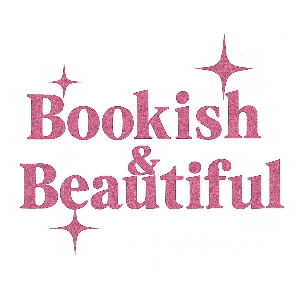 Bookish & Beautiful Typography Design with Glittery Stars Mug