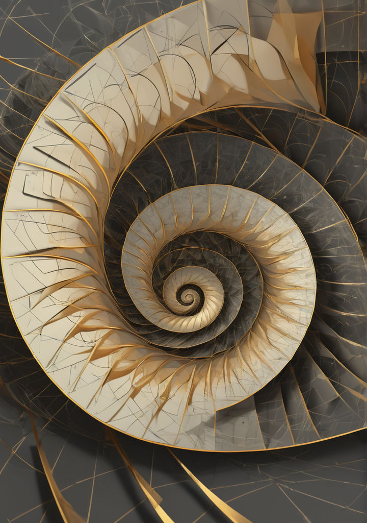 Fibonacci sequence mathematical formulas intersecting geomet... by ...