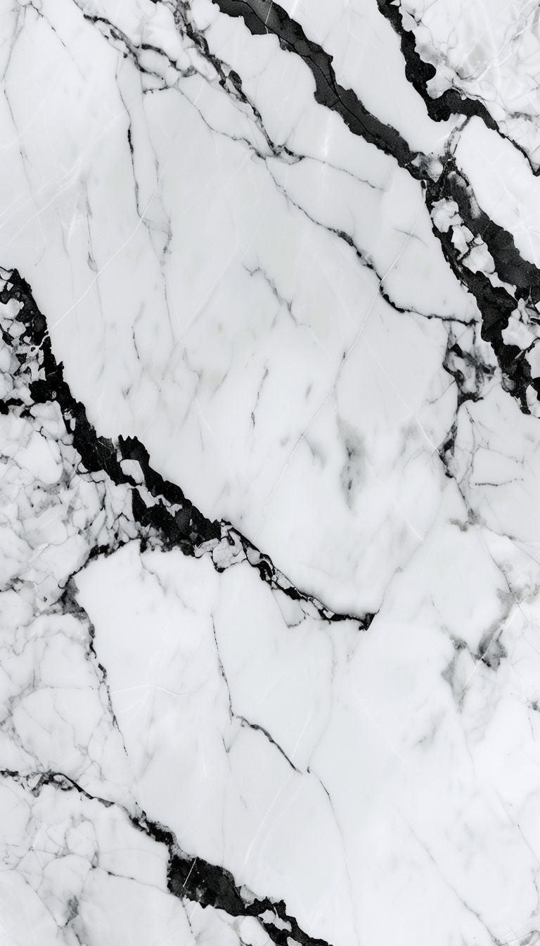 Elegant White Marble Texture with Gray Veining Phone Case Cover