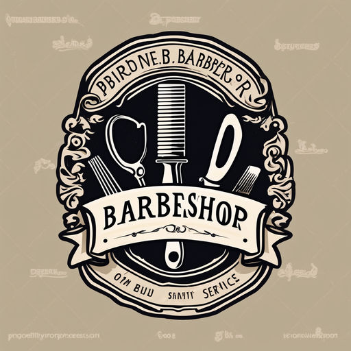 PrintBarbershop logo with a complex design of elegant vintag... by Luis ...
