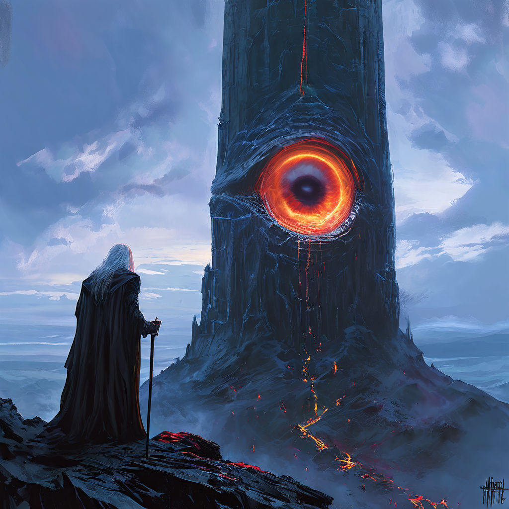 Saruman changing Sauron's eye on the tower. by Richard Atterfalk ...