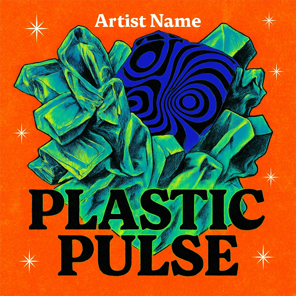 Psychedelic Geometric Crystals with Vibrant Colors Album Cover