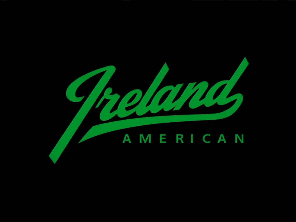 Ireland Vintage Cursive Logo Design for Hats