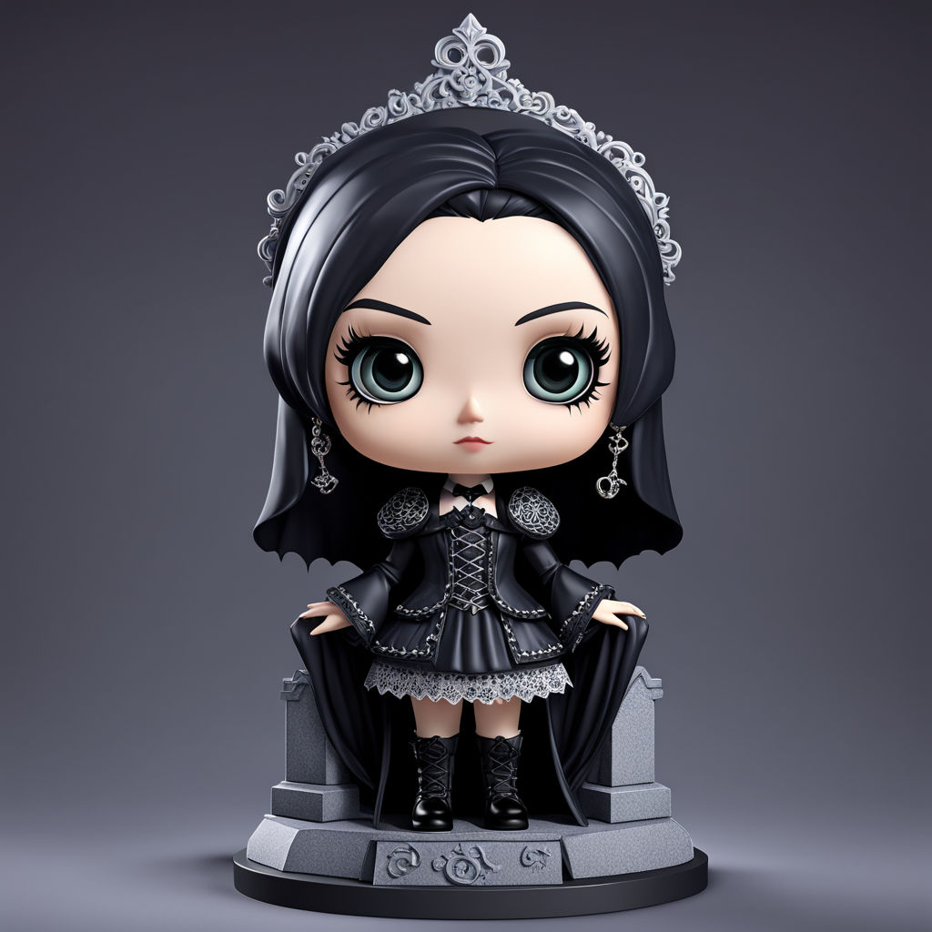 Chibi Gothic Funko Pop figurine by Any Santos - Playground