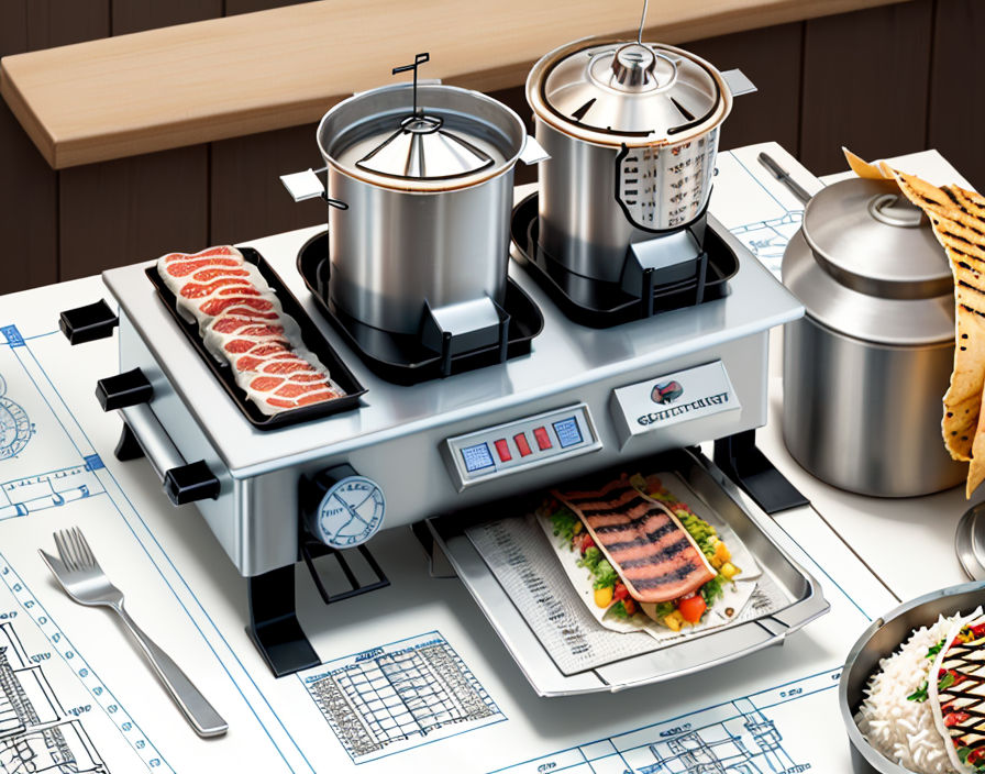Schematics for an Automatic Burrito Maker by Mike S Playground