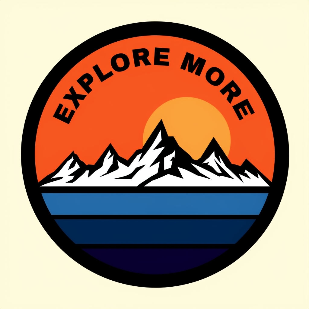 Retro Explore More Mountain Adventure Graphic Design Hat