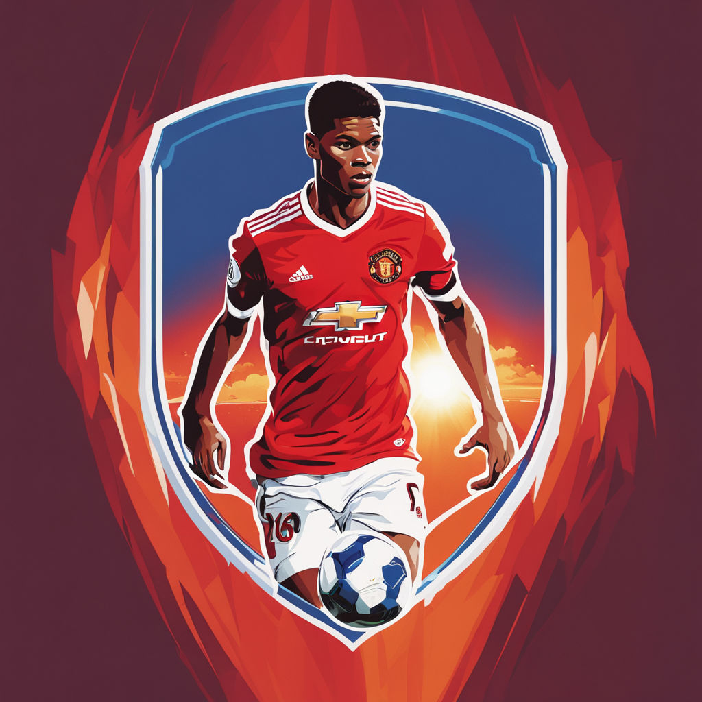 Logo showcasing Marcus Rashford by Ramadan Issaka - Playground