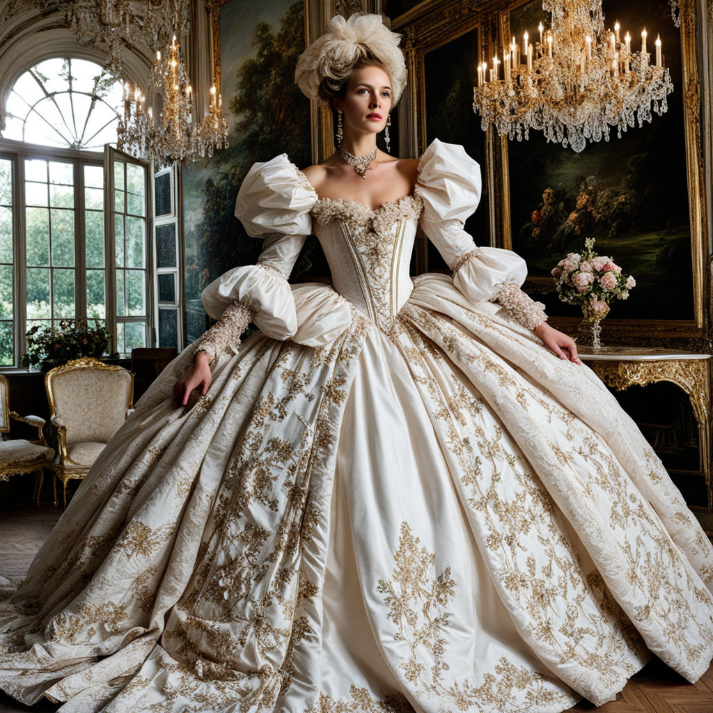 Luxurious rococo style gown by dodoman - Playground