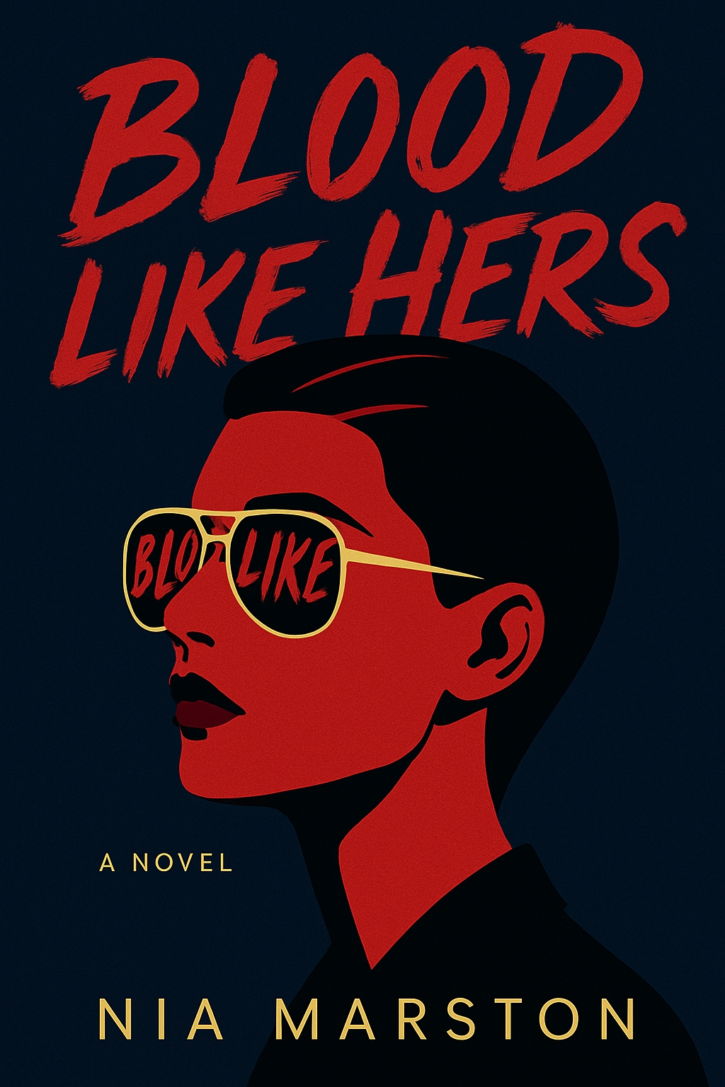 Blood Like Hers Striking Minimalist EBook Cover Design