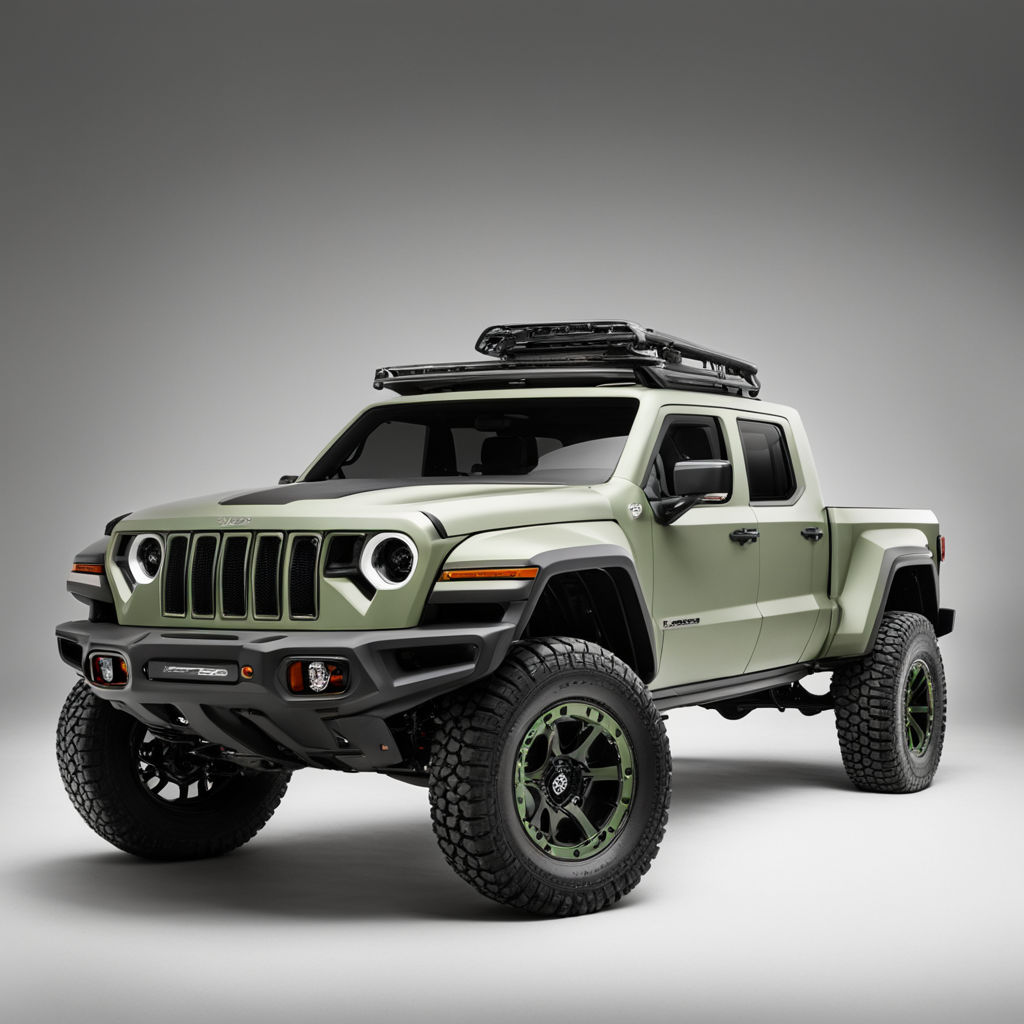 Promo photo 2025 Jeep Comanche truck concept design by ZNDesign ...