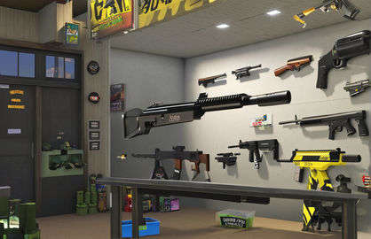 Looks like a 3d cartoonish gun store from gta 5 by Dan Ouel - Playground