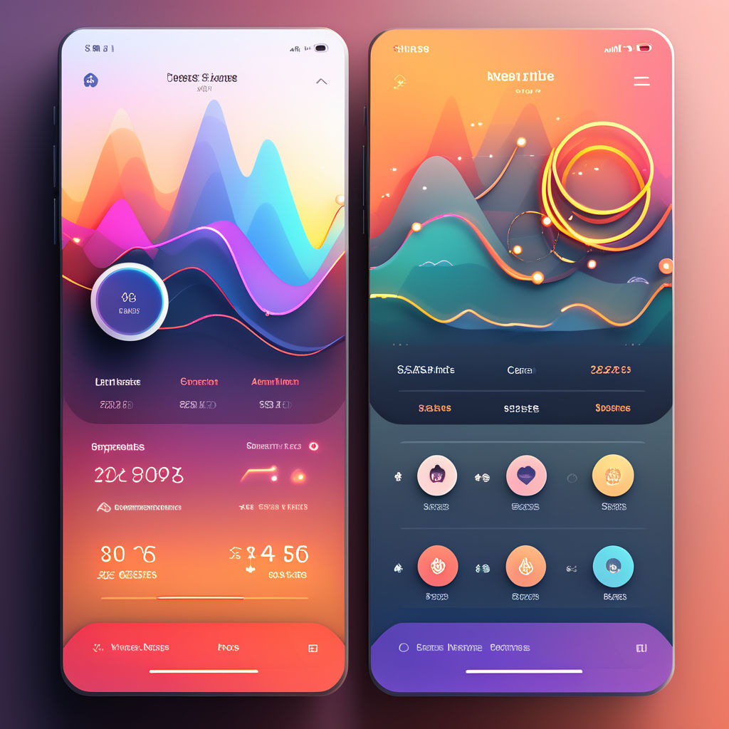 UI UX interface design side by side Behance Dribbble by Jean Catarina ...