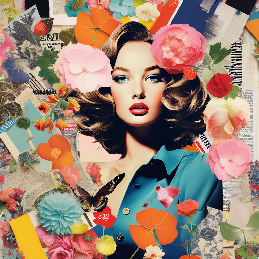 Magazine collage style by David - Playground