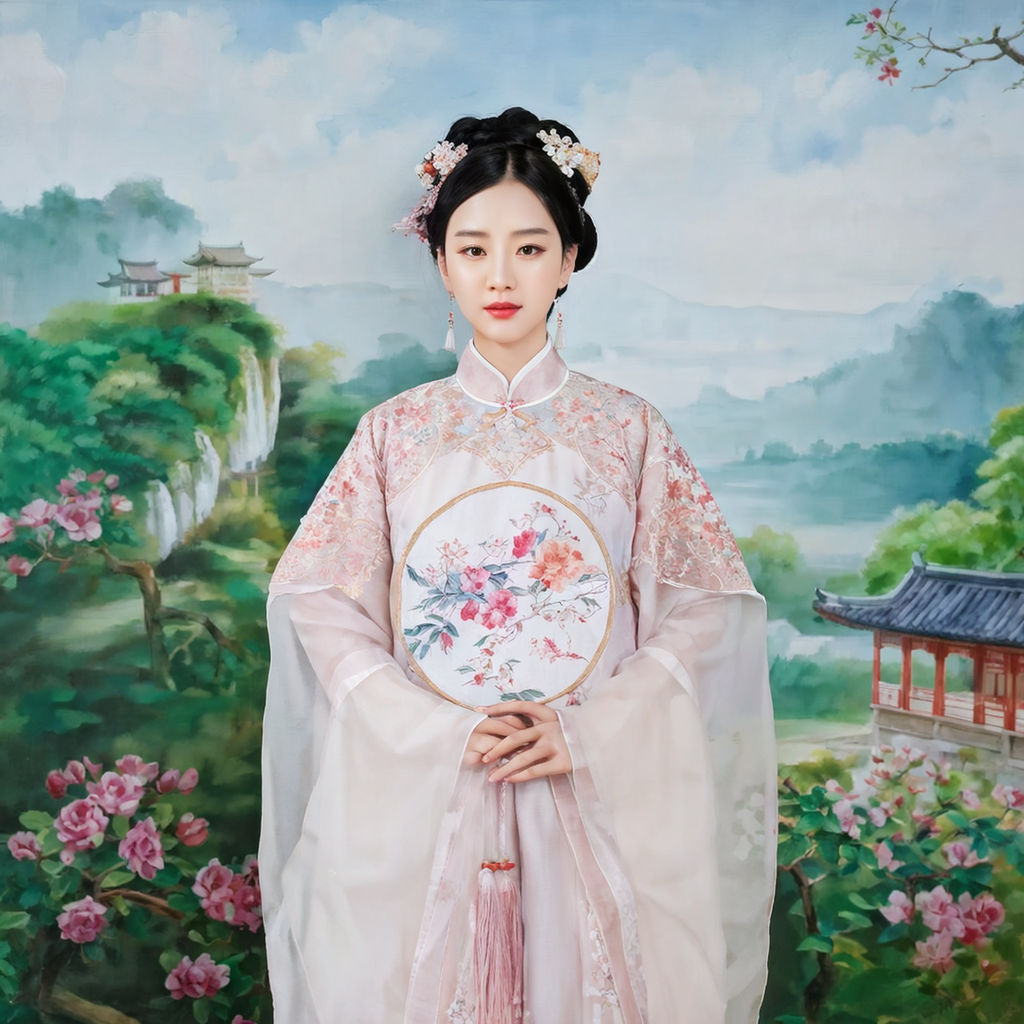 Chen Siwei's portrait in traditional Chinese attire by 112學生14劉威成 ...