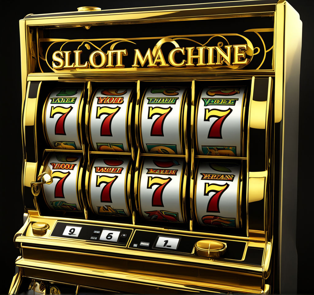 golden slot machine, 4k