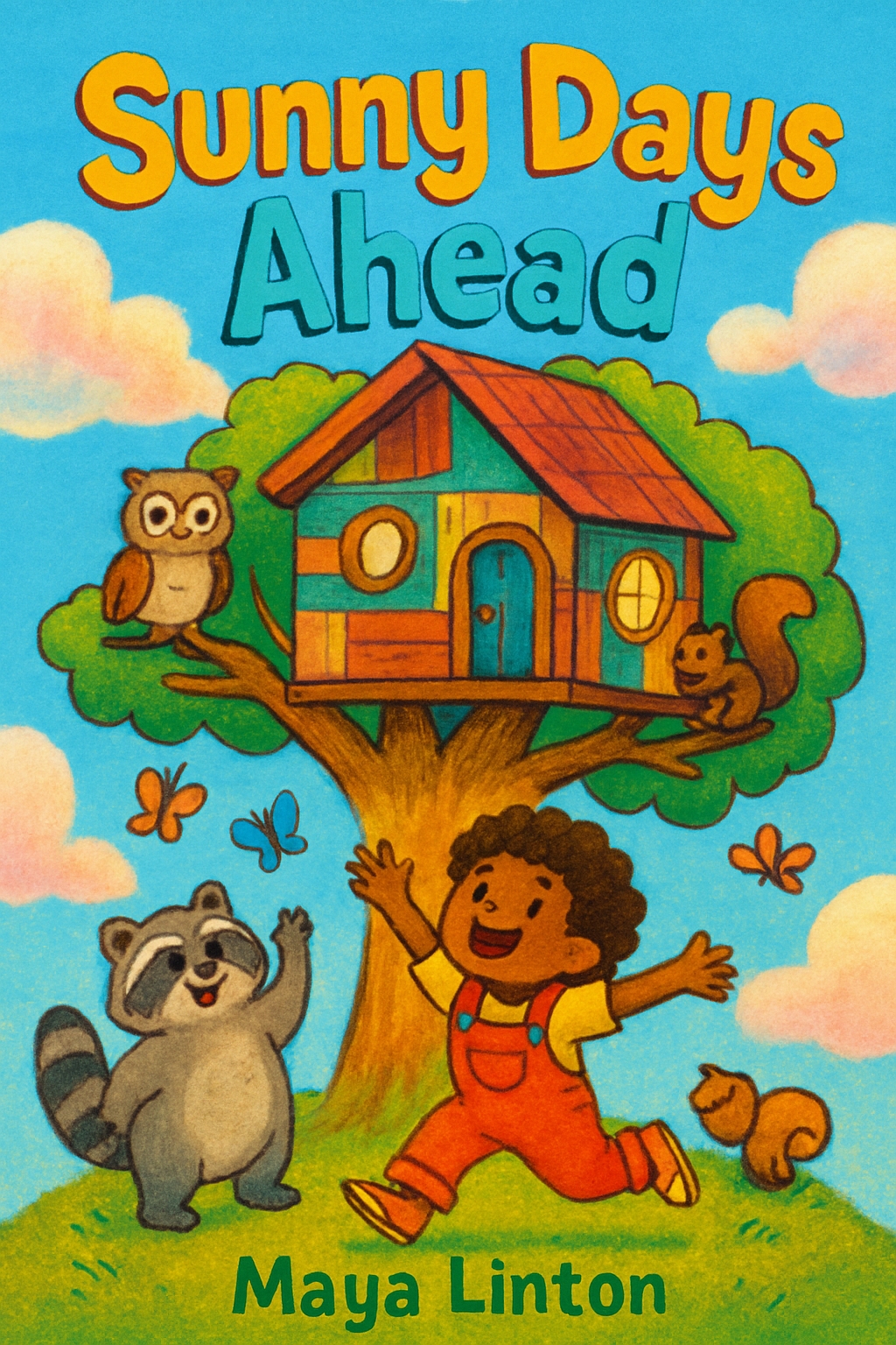 Cheerful Cartoon Treehouse Adventure EBook Cover