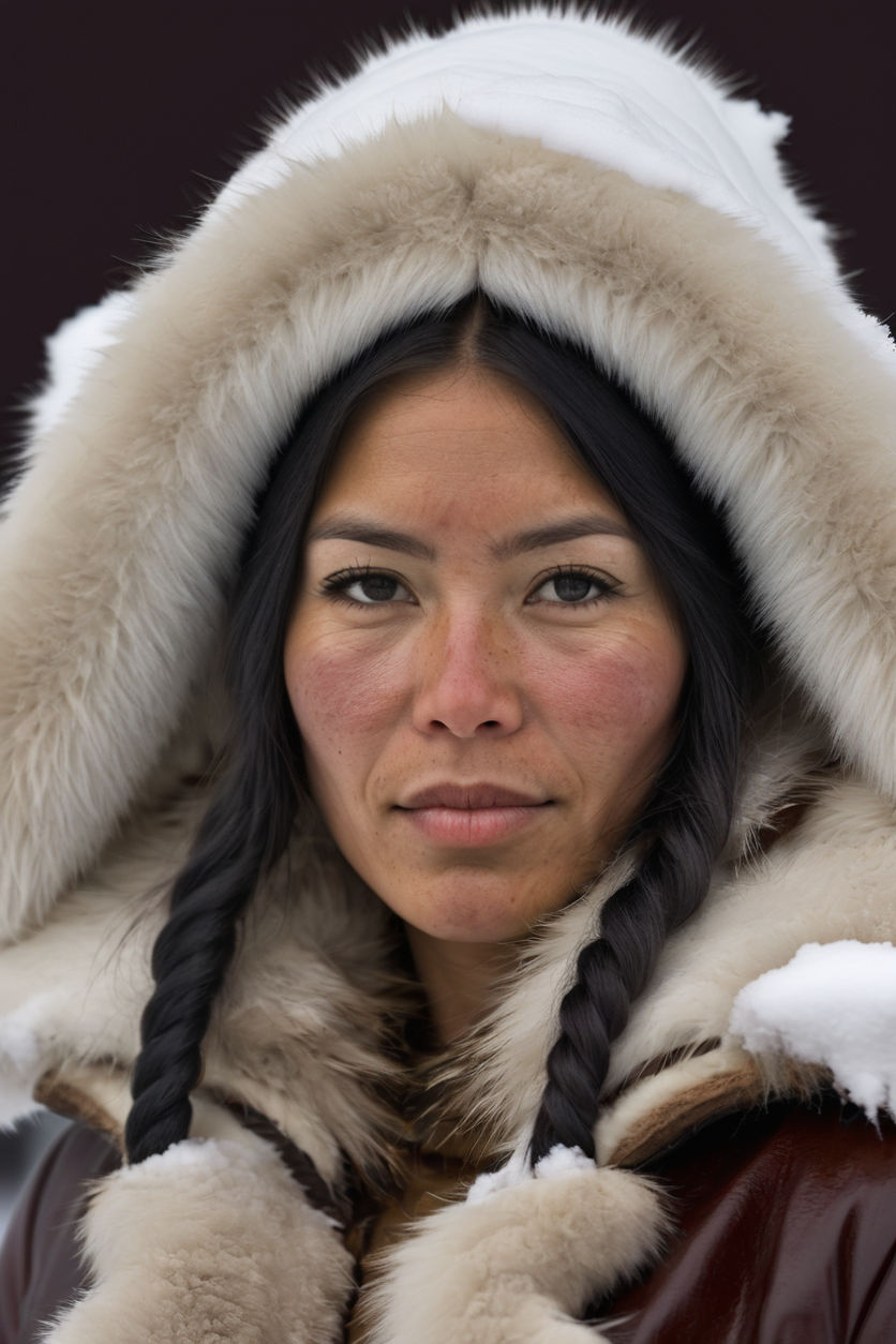 Beautiful Inuit woman