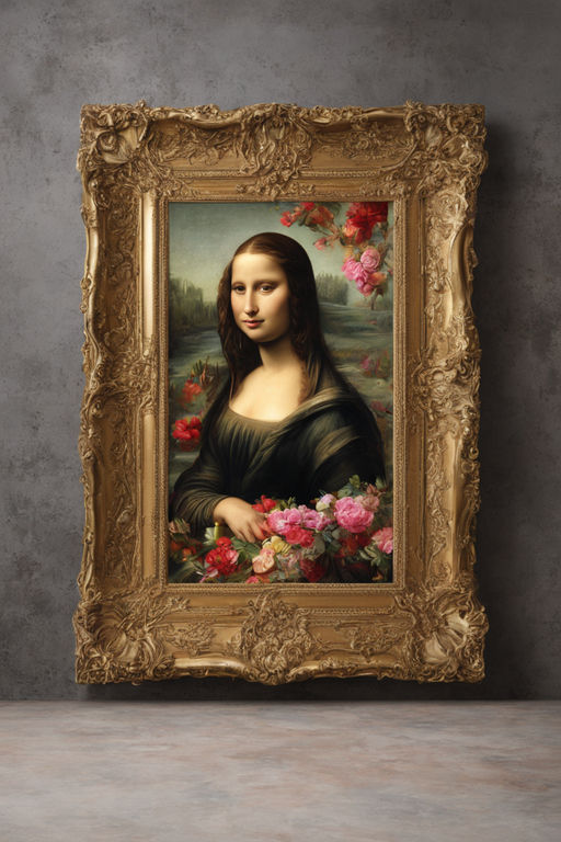 The Mona Lisa smile painting by jackie xue - Playground