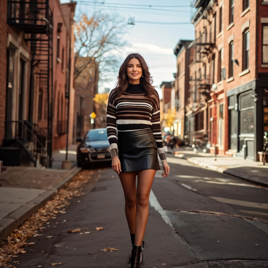 Leah Gotti wearing some dress