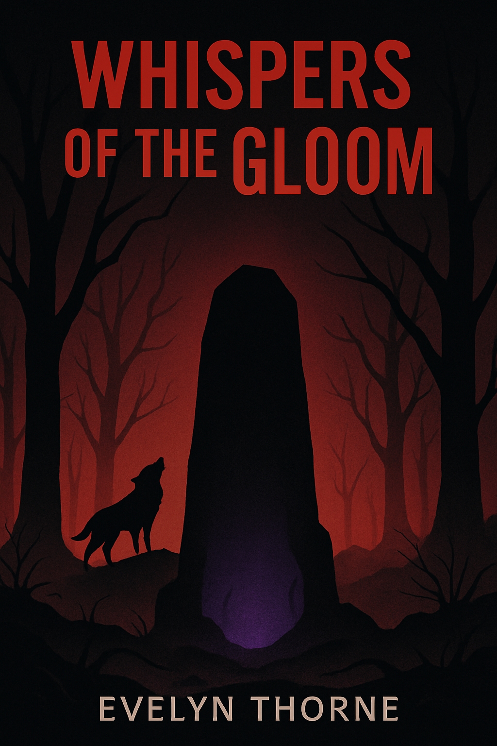 Whispers of the Gloom Dark Forest EBook Cover by Evelyn Thorne