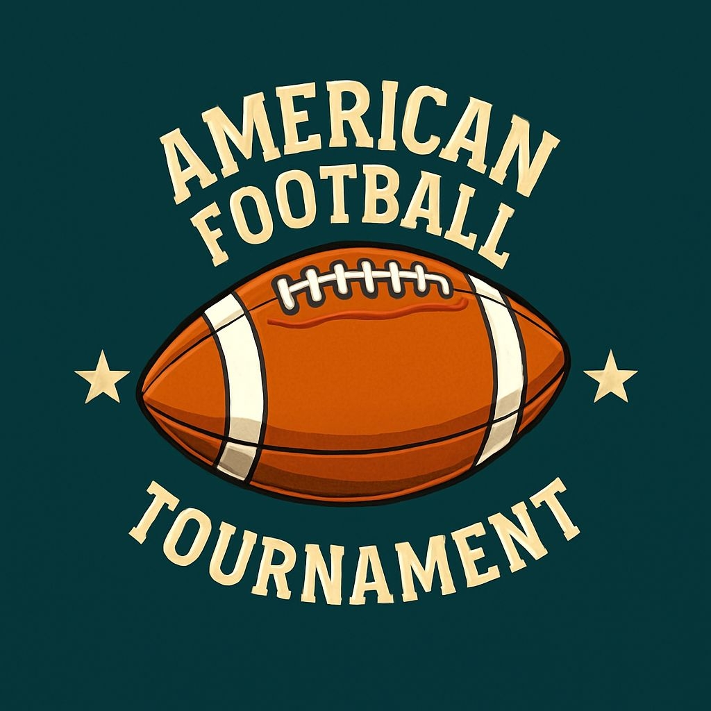 Retro American Football Tournament Graphic T-Shirt
