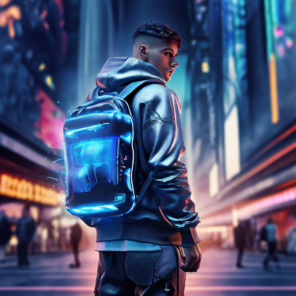 Futuristic backpack design hot sale