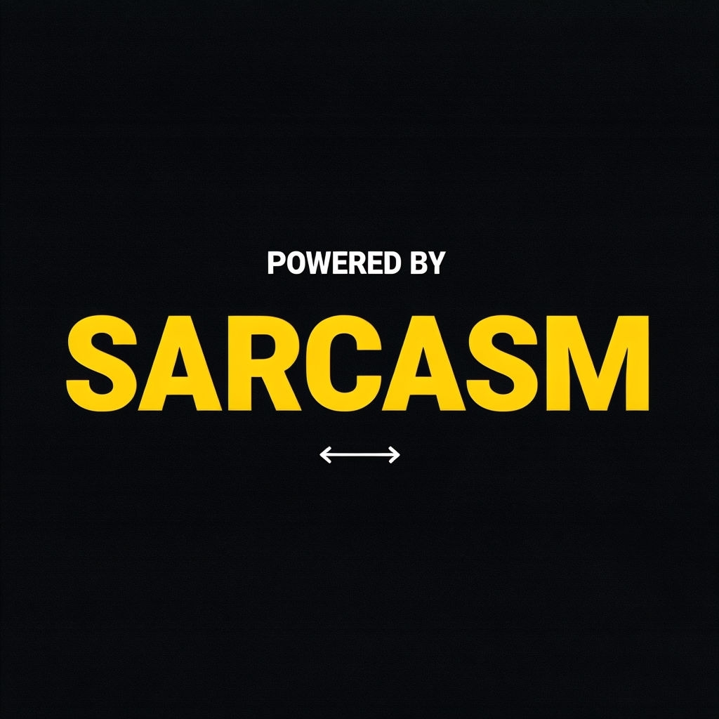 Powered by Sarcasm with Arrow Symbols T-Shirt
