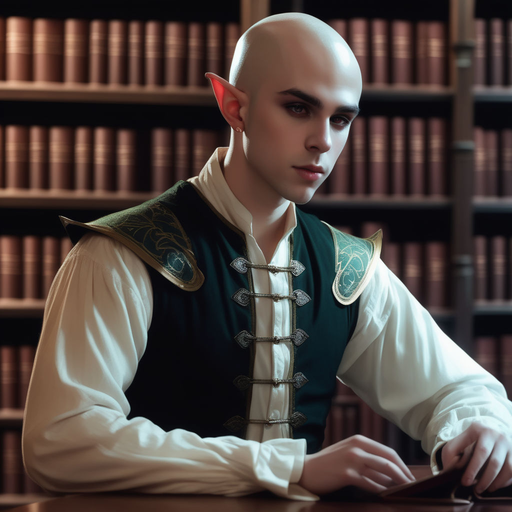 male bald elf