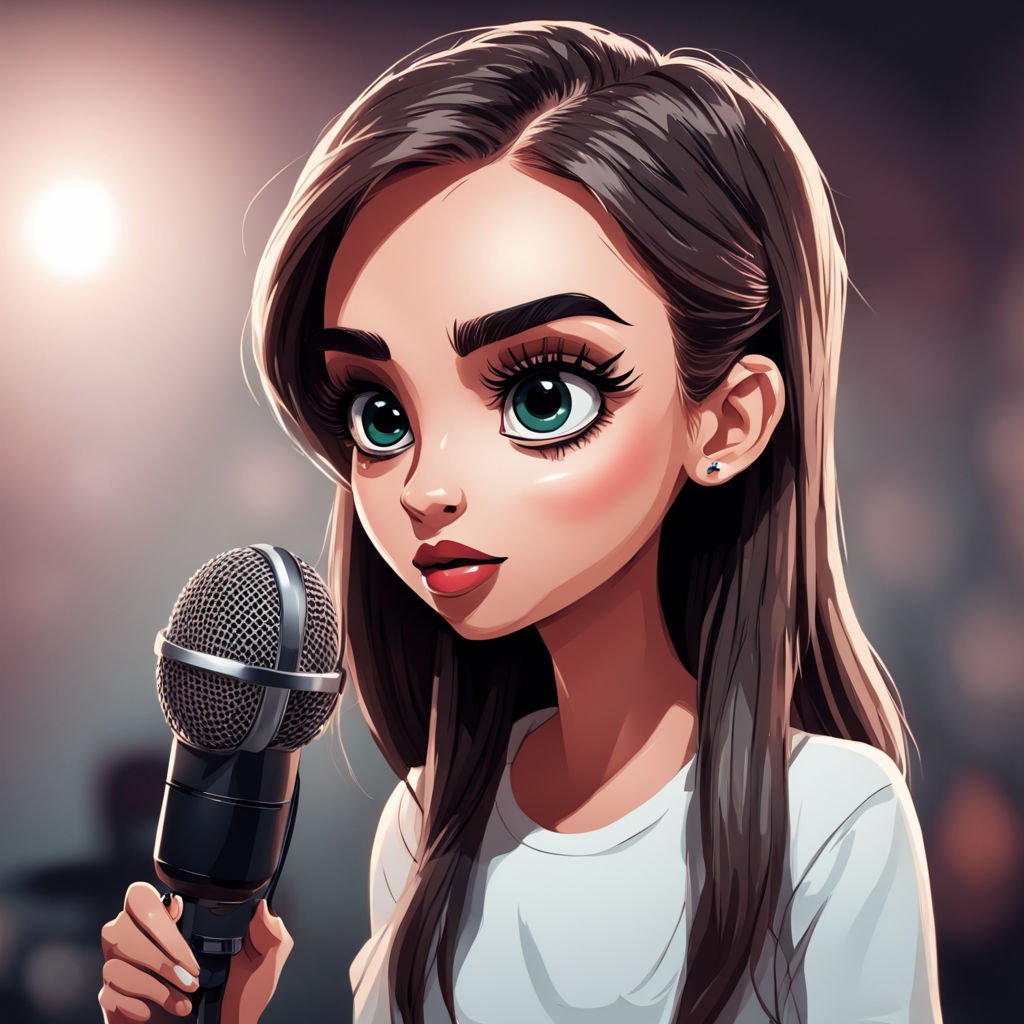 Billie Eilish Caricature