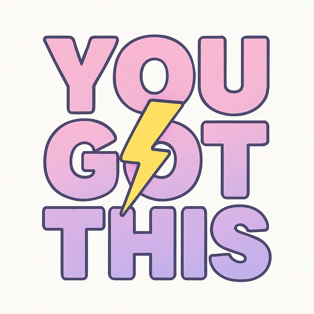 Pastel Gradient 'You Got This' Motivational Mug Design