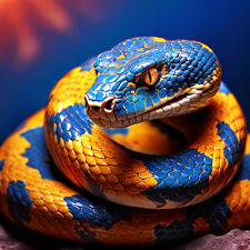 Python language snake by Felipe Borges - Playground