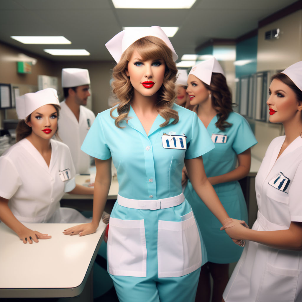 Taylor swift in a goofy nurses costume by Michael Mahlman - Playground