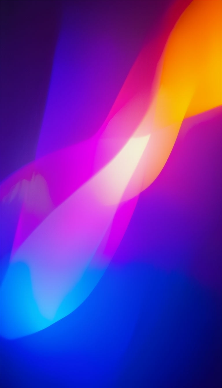 Vibrant Abstract Light Colors Photorealistic Background Social Media Post