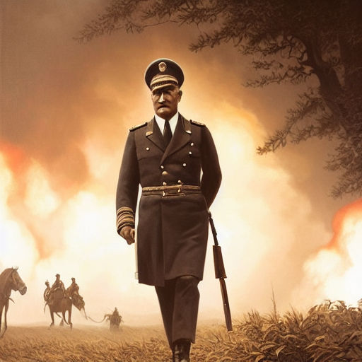 Ataturk is on the front lines of the War of Independence. by Muhammed ...